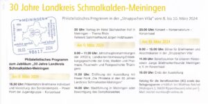 Pressebeitrag zu 30 Jahre Landkreis Schmalkalden-Meiningen im Heimatjournal Februar 2024