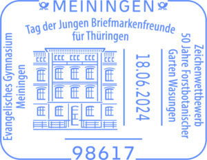 Der Sonderstempel zum Tag der Jungen Briefmarkenfreunde 2024