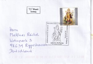 Sammlerfreund Johann Funk aus Villach sendet Grüße aus St. Wolfgang