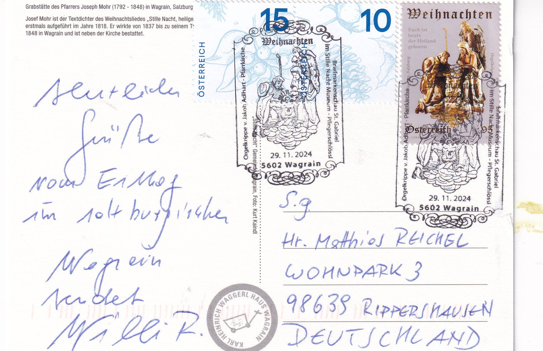 Grüße von Wilhelm Remes