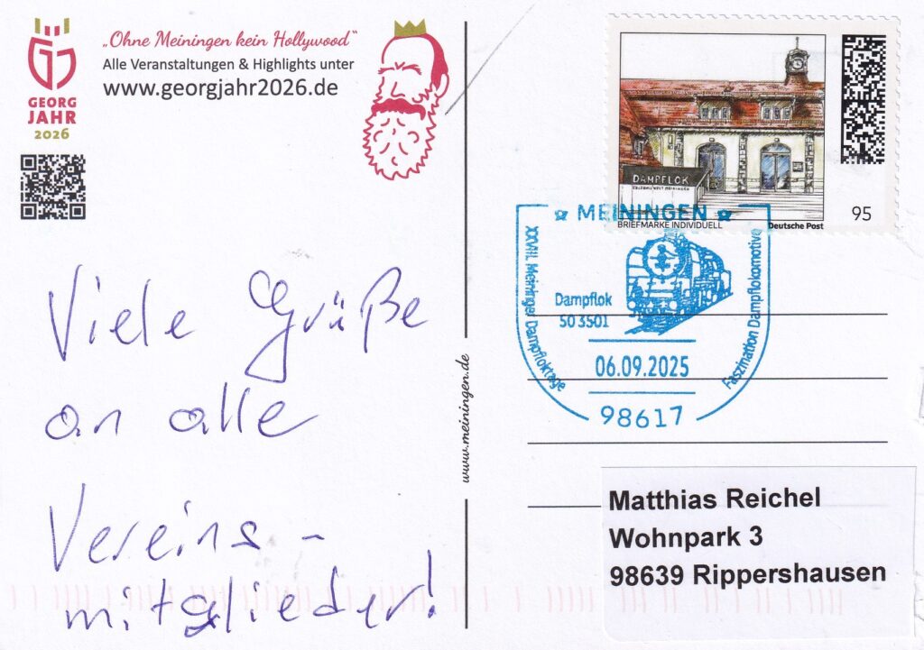Grüßer an alle Vereinsmitglieder!