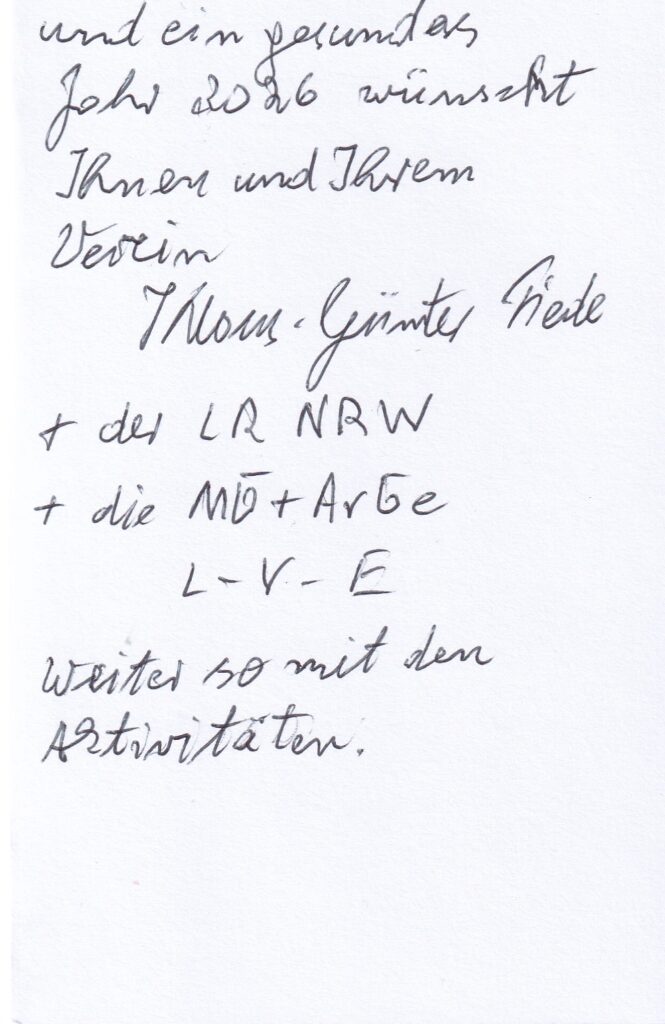 Grüße von Sammlerfreund Tiede!