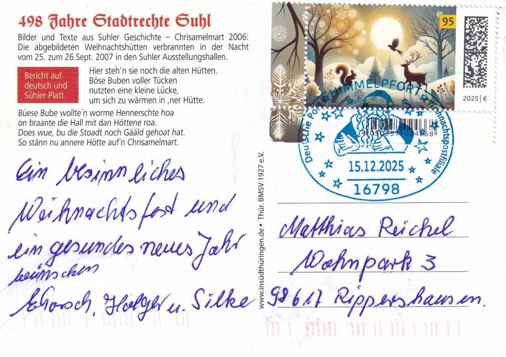 Grüße von Georg Schalling und Familie!