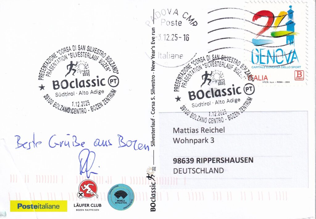 Grüße mit Sonderstempel