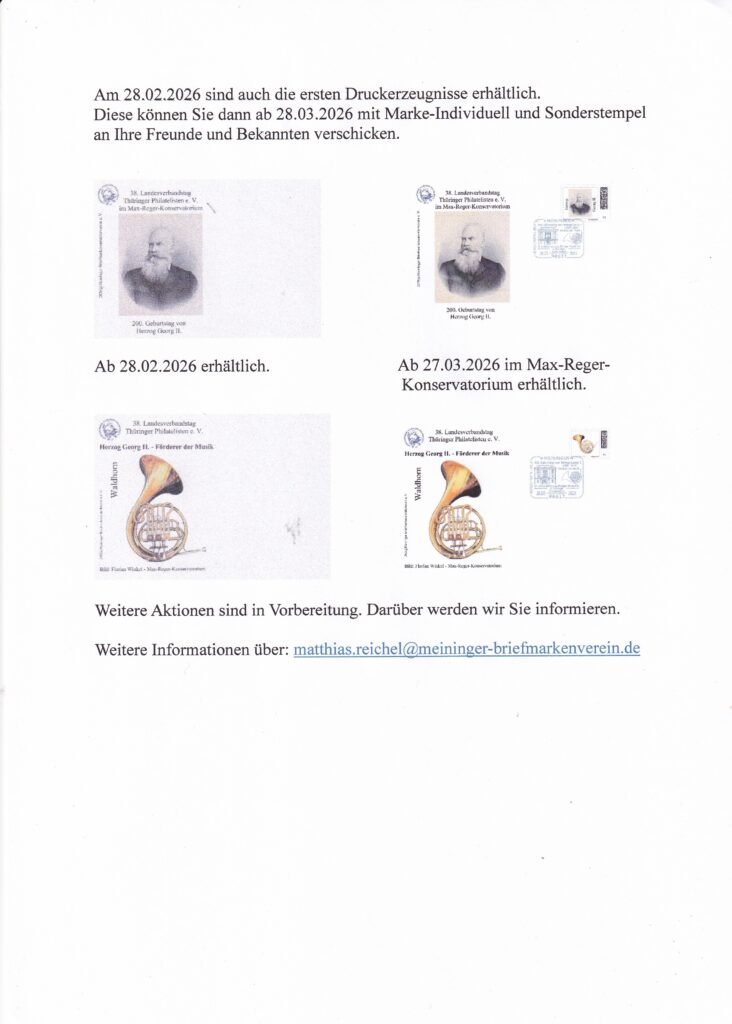 Neuheiten Georgjahr 2026