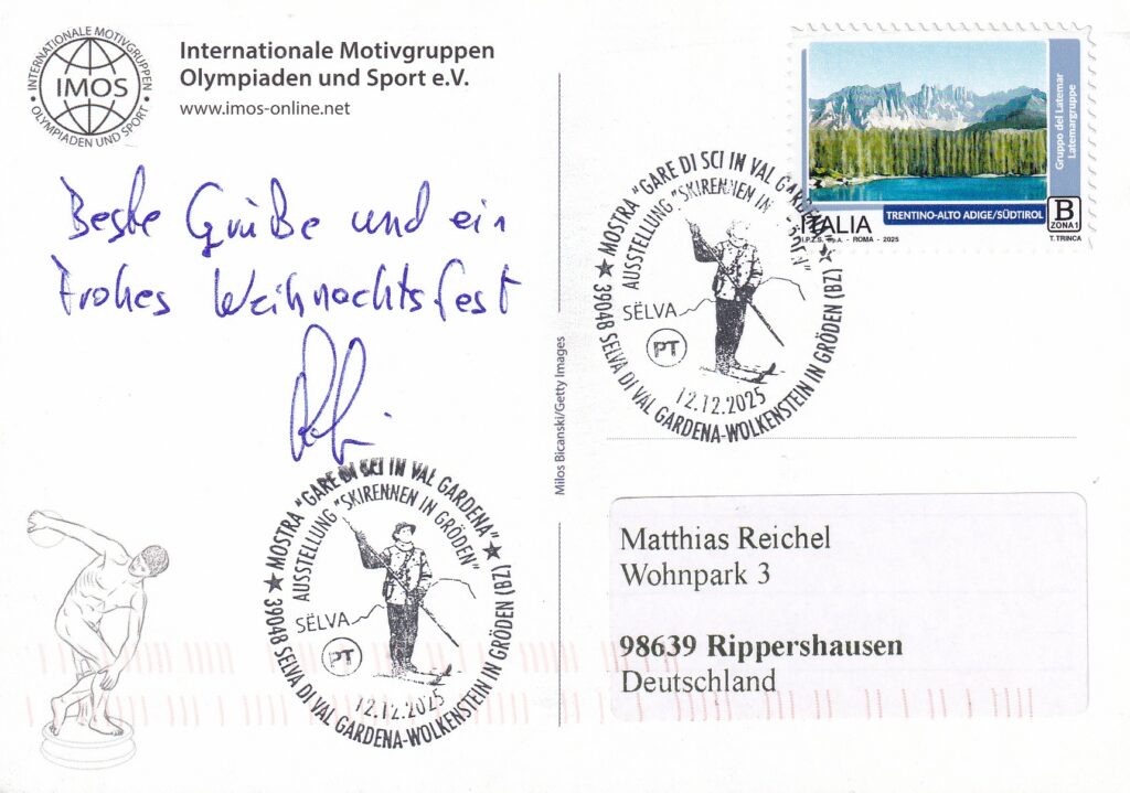 Weihnachts- und Neujahrsgrüße von der IMOS