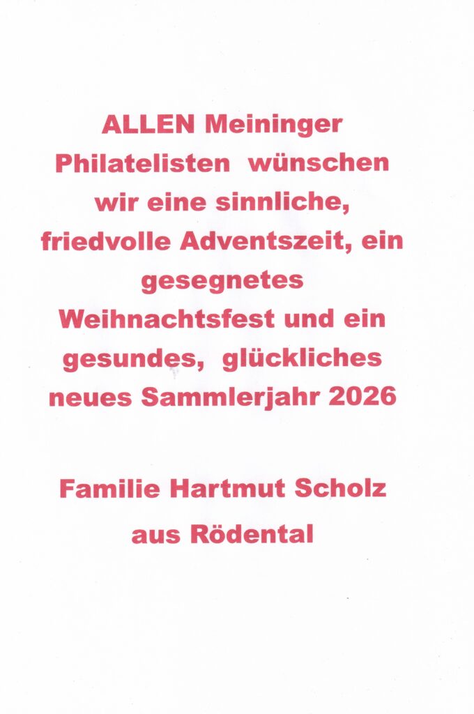 Grüße von Hartmut Scholz aus Rödental!