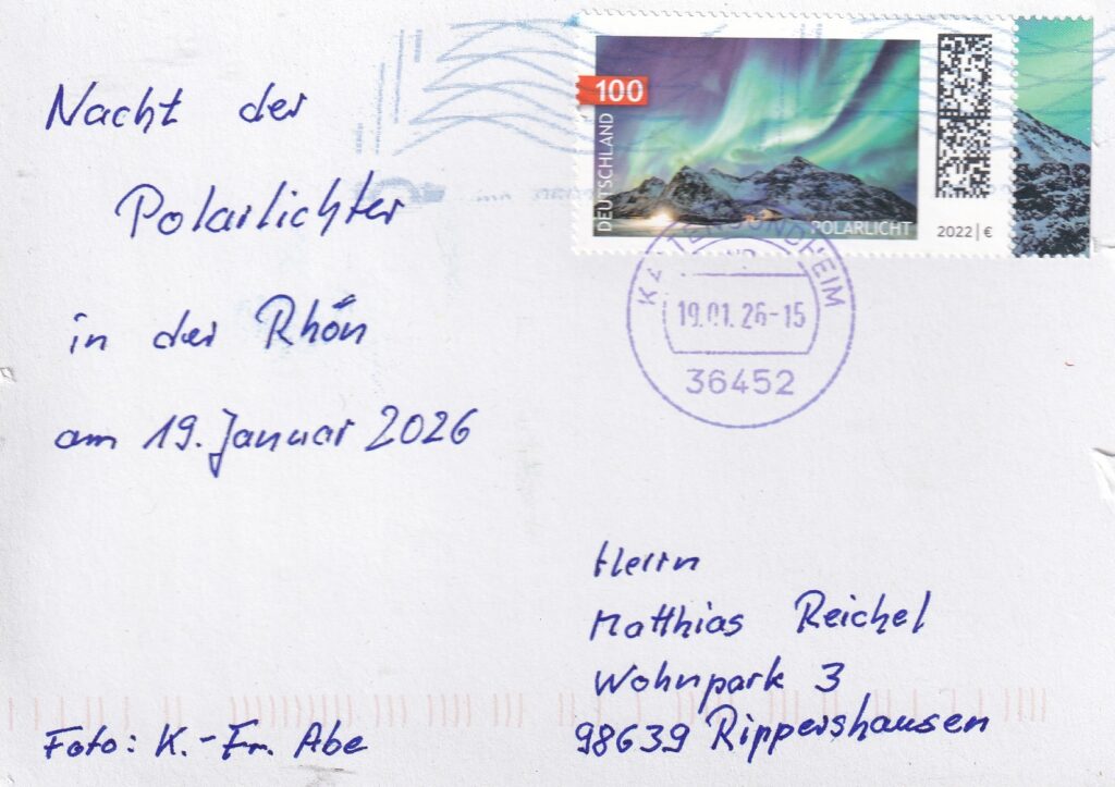 Nacht der Polarlichter in der Rhön am 19. Januar 2026